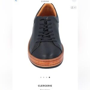 Clergerie Black Leather Sneakers – Size 39